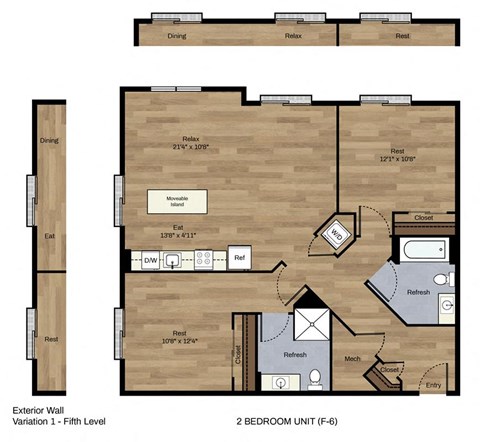Two Bedroom Two Bath